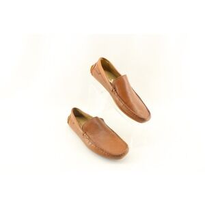 MASSIMO MATTEO SHOES 8 M LIGHT BROWN LEATHER DRIVING LOAFERS MOCCASINS BRAZIL